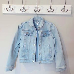 Janie and Jack Girls Denim Jacket Size 7-8